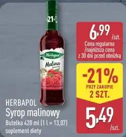 ALDI Syrop malinowy Herbapol oferta