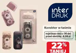Carrefour Korektor w taśmie oferta