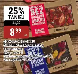 bi1 Czekolada bez cukru cukiernia staropolska oferta