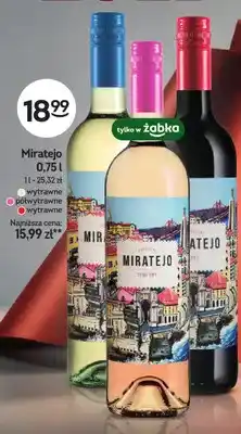 Żabka Wino różowe Miratejo półwytrawne oferta
