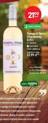 Żabka Wino białe Tiempo & Tierra Chardonnay oferta