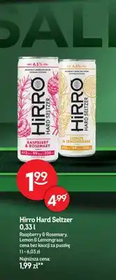 Żabka Hirro Hard Seltzer Raspberry & Rosemary oferta