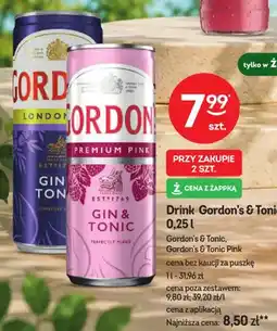 Żabka Drink Gordon's & Tonic oferta