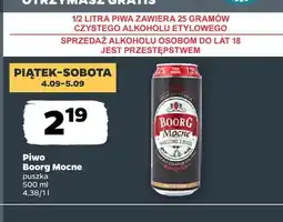 Netto Piwo Boorg Mocne oferta