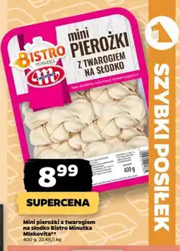Netto Mini pierożki z twarogiem na słodko Bistro Minutka oferta