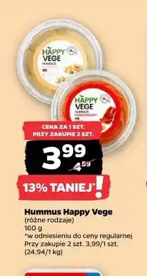 Netto Hummus klasyczny Happy Vege oferta