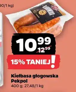 Netto Kiełbasa głogowska Pekpol oferta