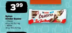 Netto Baton Kinder Bueno Classic oferta