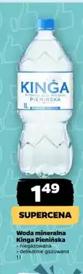 Netto Woda mineralna niegazowana Kinga Pienińska oferta