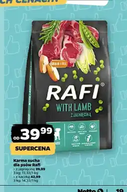 Netto Karma sucha dla psów z jagnięciną Rafi oferta