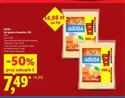 Lidl Ser gouda w kawałku XXL Pilos oferta