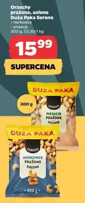 Netto Pistacje prażone solone Sereno Duża Paka oferta