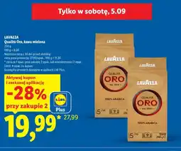 Lidl Kawa mielona Qualità Oro Lavazza oferta