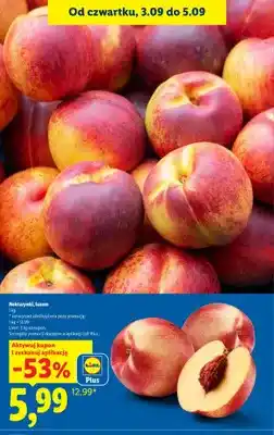 Lidl Nektarynki luzem oferta