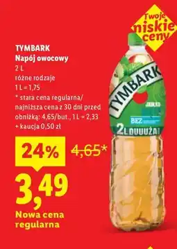 Lidl Napój owocowy Tymbark oferta