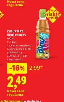 Lidl Napój owocowy Kubuś Play oferta