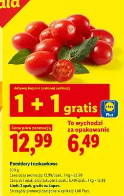 Lidl Pomidory truskawkowe oferta