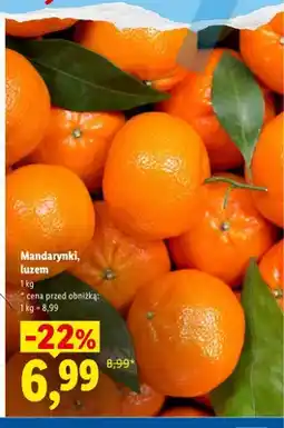 Lidl Mandarynki luzem oferta
