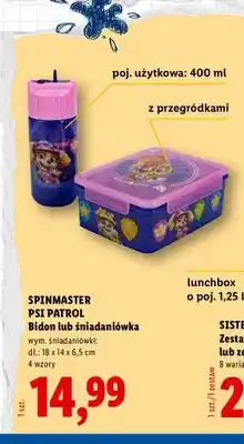 Lidl Bidon Psi Patrol Spinmaster oferta