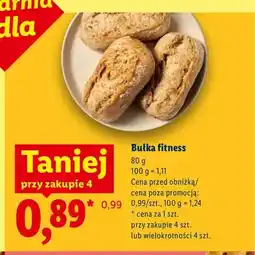 Lidl Bułka fitness oferta
