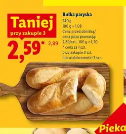 Lidl Bułka paryska oferta