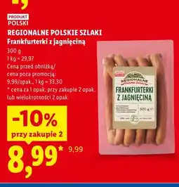 Lidl Frankfurterki z jagnięciną Regionalne Polskie Szlaki oferta