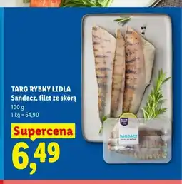 Lidl Sandacz filet ze skórą Targ Rybny Lidla oferta