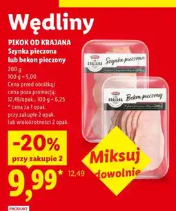 Lidl Szynka pieczona Pikok Od Krajana oferta