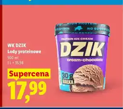 Lidl Lody proteinowe WK Dzik oferta