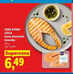 Lidl Łosoś atlantycki dzwonko Targ Rybny Lidla oferta