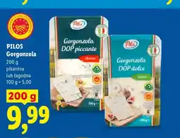 Lidl Gorgonzola pikantna Pilos oferta
