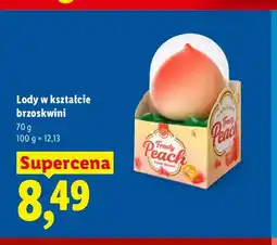 Lidl Lody w kształcie brzoskwini Frosty Peach oferta