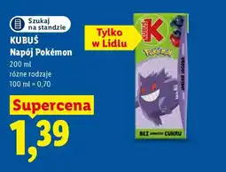 Lidl Napój Pokémon Kubuś oferta