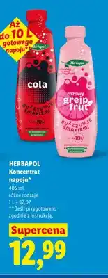 Lidl Koncentrat napoju Herbapol cola oferta