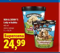 Lidl Lody w kubku Vanilla Pecan Blondie Ben & Jerry's oferta
