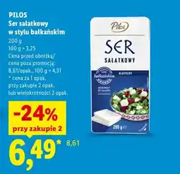 Lidl Ser sałatkowy w stylu bałkańskim Pilos oferta