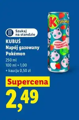 Lidl Napój gazowany Pokémon Kubuś oferta