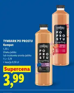 Lidl Kompot śliwka-jabłko Tymbark Po Prostu oferta