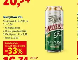 Lidl Piwo Namysłów Pils 6-pak oferta