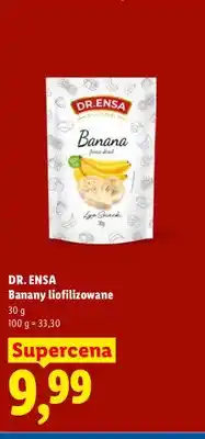 Lidl Banany liofilizowane Dr. Ensa oferta
