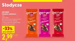 Lidl Czekolada nadziewana karmelowa Fin Carré oferta