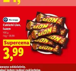 Lidl Cukierki Lion luzem oferta