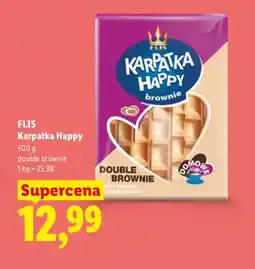 Lidl Karpatka Happy double brownie Flis oferta