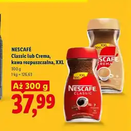 Lidl Kawa rozpuszczalna Classic XXL Nescafé oferta