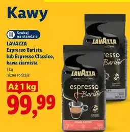 Lidl Kawa ziarnista Espresso Barista Lavazza oferta