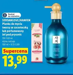 Lidl Pianka do mycia twarzy ze szczoteczką Sersanlove oferta
