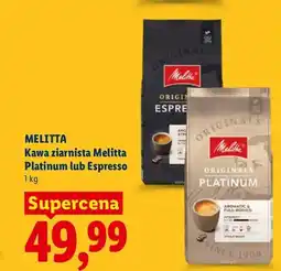 Lidl Kawa ziarnista Melitta Platinum oferta