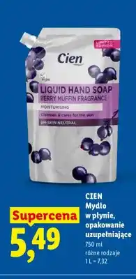 Lidl Mydło w płynie opakowanie uzupełniające Cien oferta