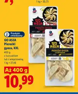 Lidl Pierożki gyoza XXL z kurczakiem Go Asia oferta
