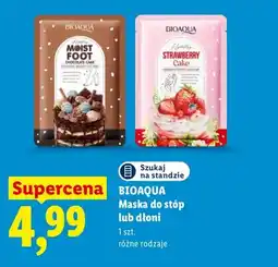 Lidl Maska do stóp Bioaqua oferta